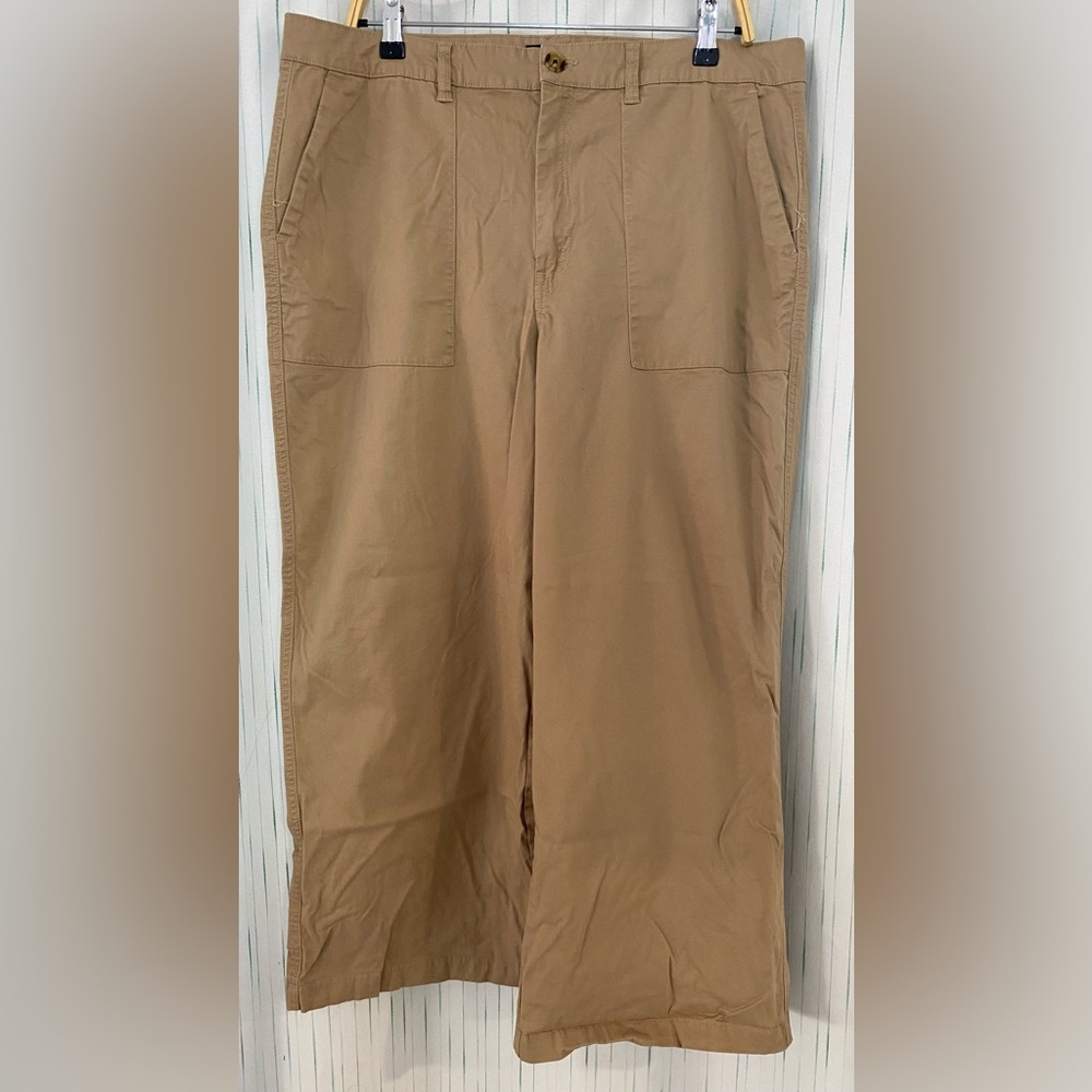 Nautica Women's Tan Wide Leg Pants